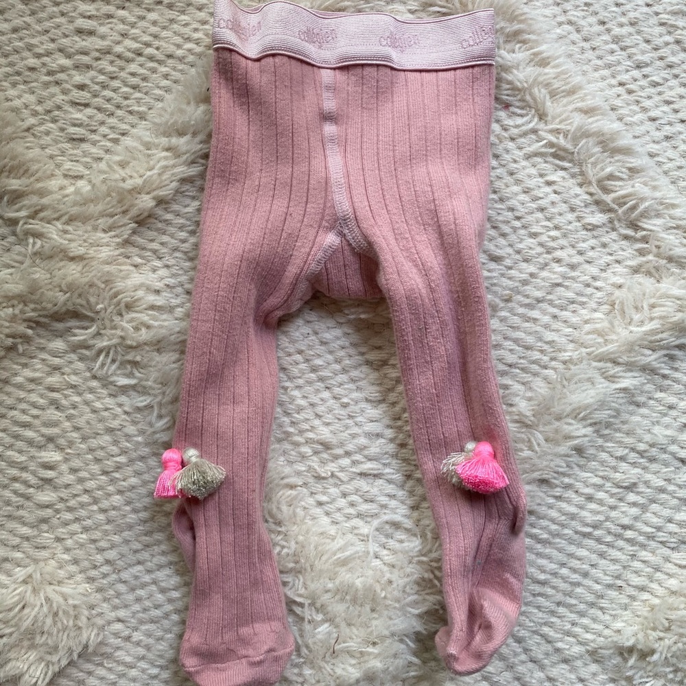 Everbloom Tassel Detail Baby Tights